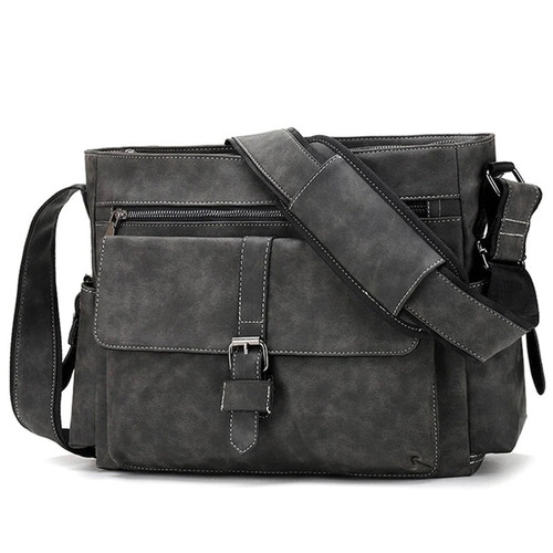 Men Shoulder Bags Male PU Leather Crossbody Bag Business Travel Bag Casual Tote Large Capacity Messenger Bags Satchels