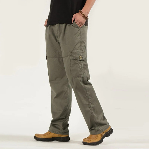 Men Pants Large Cargo Pants Trousers For Men Sports Pants Military Style Trousers Jogger Pants Male-1