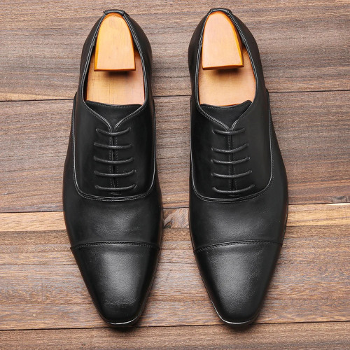 leather shoes men Stylish business comfortable Leather formal shoes men