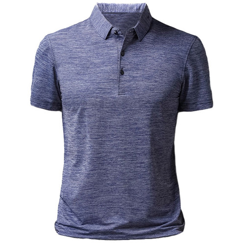Men Polos Solid Breathable Slim Fit Polo Shirt Men Short Sleeve Top Quality Casual Business Social Polo Men