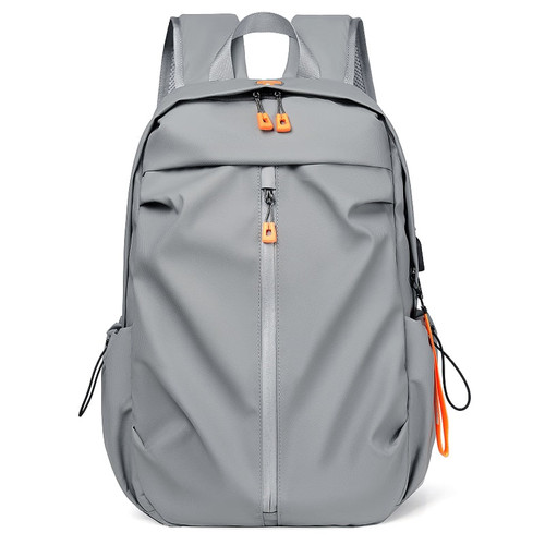 Backpack Men Business Travel USB Laptop Bag Trend Female Large-capacity Back Pack Reflective Strip Student School Bag