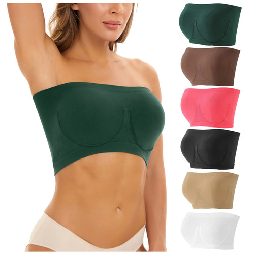 Bra women underwear sexy bralette top push up bra strapless plus size Female invisible bra Tube Padded