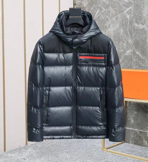 Winter New Men Down Jacket Classic Thickened Hooded Velvet Bag Clothing Detachable Coat