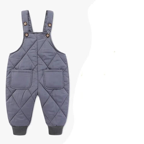 Winter Baby Down Cotton Overalls Toddler Quilted Warmth, Girls, Outer Wear, Boys, Winter, Baby Padded Trousers Overalls for Kids