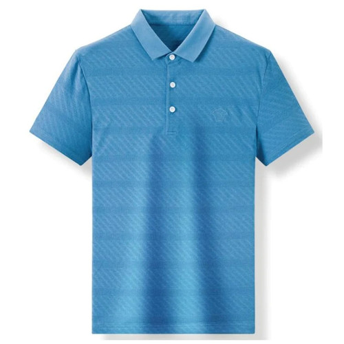 Summer polos shirt High quality brand men polo shirt Short sleeved casual jacquard solid shirt polo men clothing tops