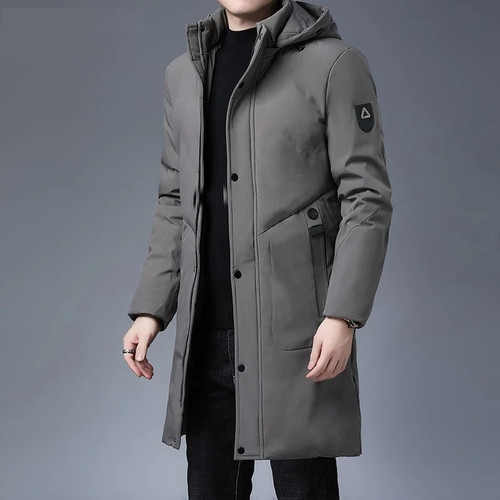 Top Quality Winter Thicken New Designer Casual Outwear Parkas Jacket Men Longline Windbreaker Coats Men Clothing