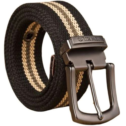 Men Weave Canvas belt Mens Workout Waist Belt Knitted Canvas Belt Male Canvas Strap Casual Jeans Belt Pin Buckle Lengthen