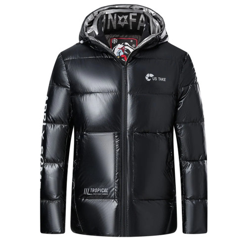 Thick Warm Hooded Parkas Men Winter Jacket Windproof Zipper Coat Men Clothing Fashion Streetwear Overcoat