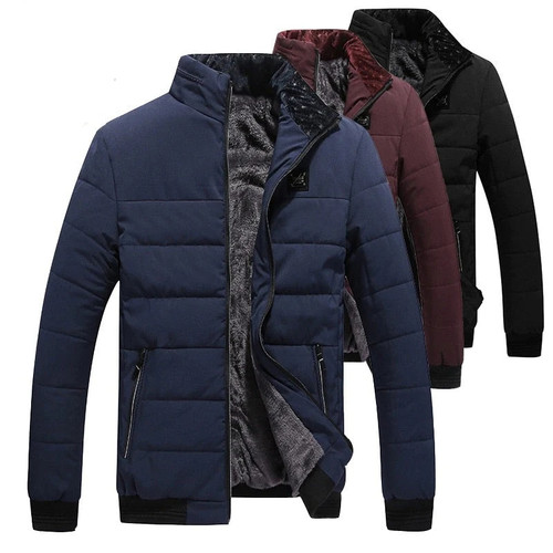 Winter Men Jacket Men Thermal Parkas Classic Coats Casual Outwear Windbreaker Warm Padded Jackets Men Clothing