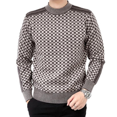 Autumn Winter Mens Sweater Casual Thick Warm Cashmere Turtleneck Pullover Men Slim Fit Classic Sweaters Knitwear Clothing