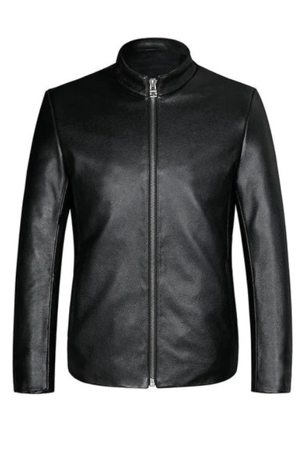 Natural leather jackets men real leather jacket