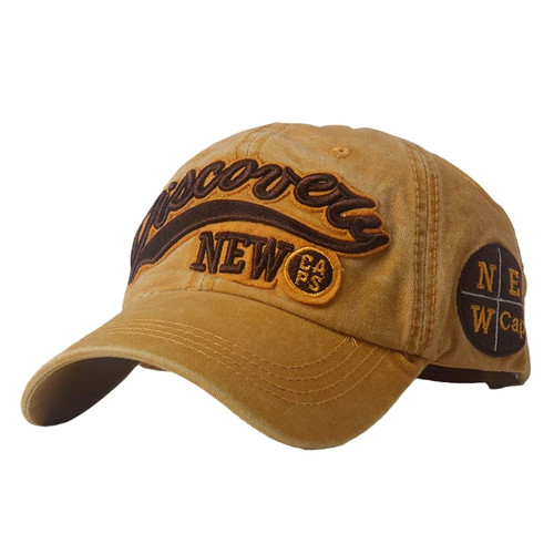 Washed Denim Baseball Cap Snapback Hats Summer Autumn Hat for Men Women Caps Hats Letter Embroidery