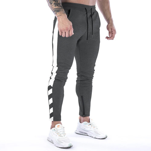 Spring Casual Pants Men Joggers Sweatpants Gym Fitness Slim Trousers Bodybuilding Bottoms Male Black Running Training Trackpants