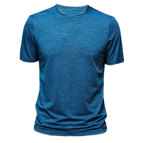 Men T-shirt Fashion Breathable Quickly Dry Slim Fit Soild T-shirts Male Tops Tees Short Sleeve T Shirt For Men