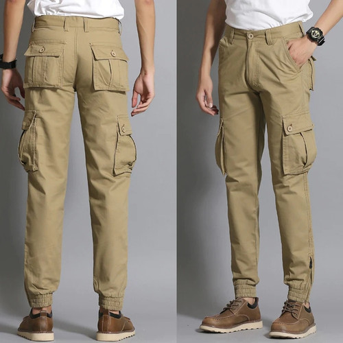 Autumn Camouflage Pants Cargo Pants Casual Men Cotton Tactical Trousers Men Workout Mens Camo Pants Overalls