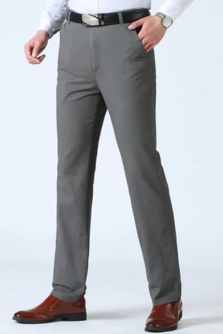 Men Trouser Thin Business Men Casual Pants Men Cotton Loose Straight Men Pants