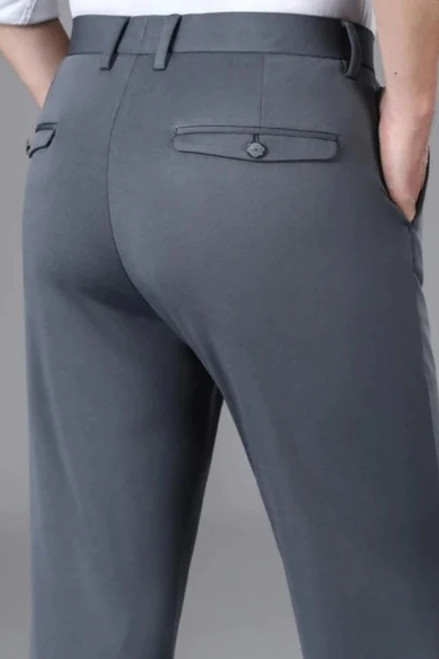 Spring Autumn Mens Suit Pants Men Solid Color Business Casual Formal Trousers Stretch Suit Pants Man Office Trousers