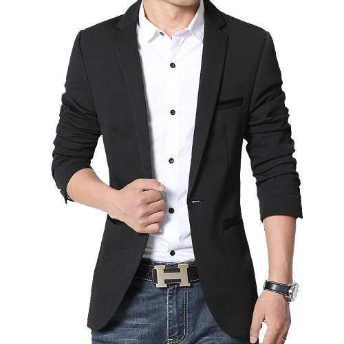 Mens Casual Blazers Autumn Spring Fashion Slim Suit Jacket Men Blazer Masculino Clothing Vetement