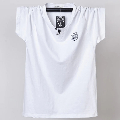 Short-sleeved T-shirt Loose Casual T Shirt Summer Oversize Tshirt Cotton Cloth Sports Men
