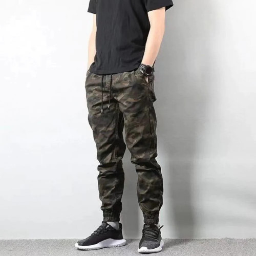 Men Pants Super Soft Camouflage Spring Autumn High Waist Pants  Men Sweatpants Dressing