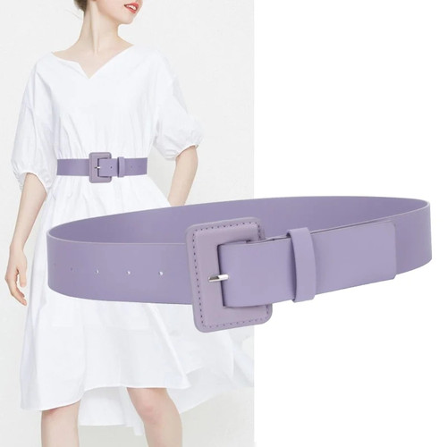 Soft Leather Belts For Women Wide Corset Belt Female Jeans Cinturon Big Dress Cummerbunds Coat Waistband