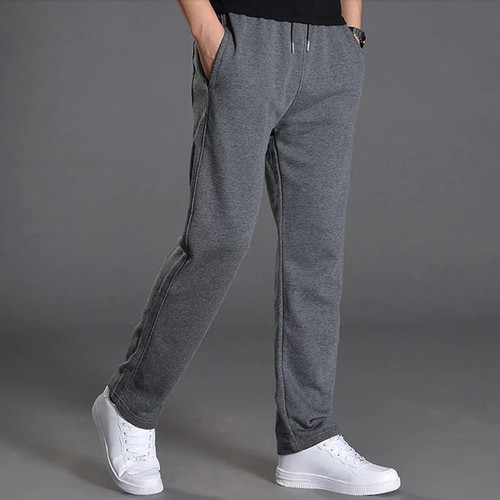 Spring Autumn Joggers Men Jogging Sweatpants Sportswear Knit Tracksuit Sports Pants Trousers Oversize Wide Clothing