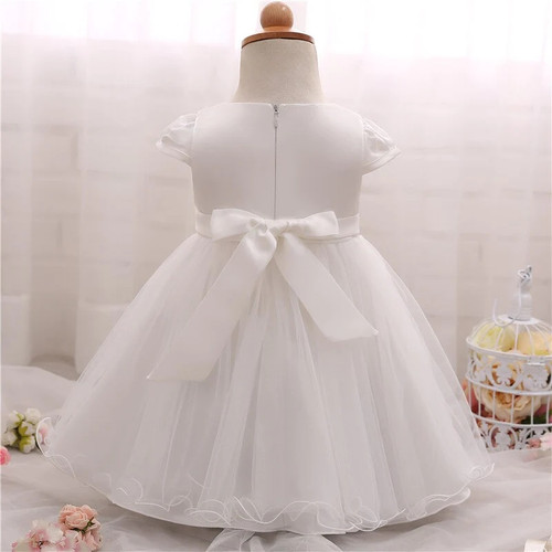 Baby Girls Wedding Birthday Princess Party Dresses Cute Newborn Infant 1st Christening Toddler Baby Ceremony Dress