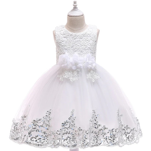 Kids Elegant Evening Party Dress 3-12 Year Girl Princess Ball Gown Dresses For Teen Junior Children Wedding Costume Clothes
