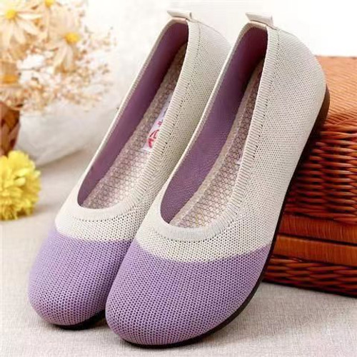 Summer Breathable Mesh Soft Flat Shoes for Women Elasticity Casual Shoes Non-slip Sneakers Lightweight Women Loafers