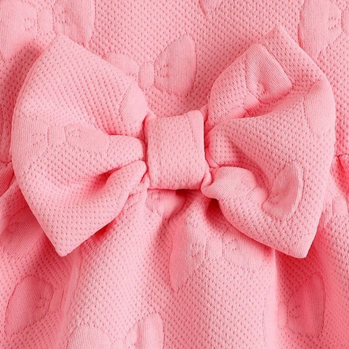 1-6 Years Kids Girl Embossed Bow Princess Dress Autumn Winter Baby Long Sleeves Party Dress Children Girl Ball Gown 1-6 Years Kids Girl Embossed Bow Princess Dress Autumn Winter Baby Long Sleeves Party Dress Children Girl Ball Gown