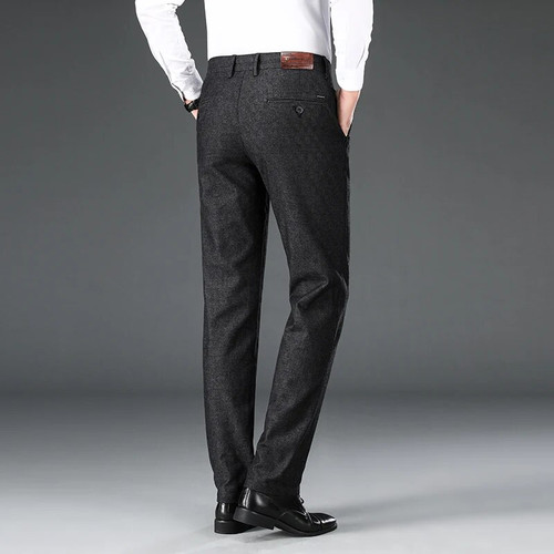 Business Casual Black Pants | Autumn Business Casual Pant | Winter Dress Pants Men - Casual Pants 