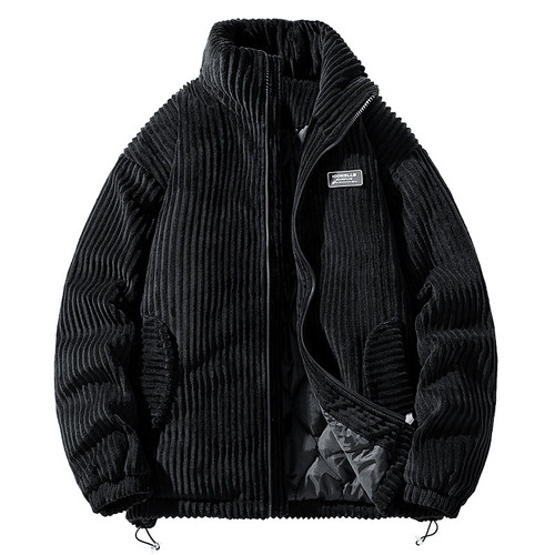 Corduroy Cotton Coat Men's Couple Thick Windproof Cotton-padded Coat