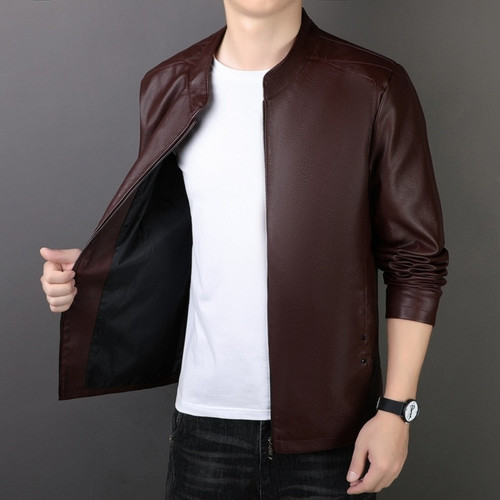 PU Leather Coat Men's Leather Jacket PU Leather Coat Men's Leather Jacket