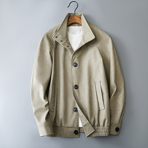 Casual Korean Retro Two-tone Men's Coat Casual Korean Retro Two-tone Men's Coat