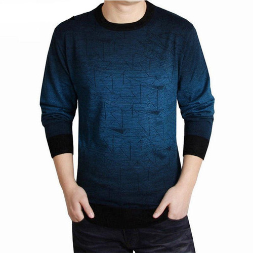 Men Brand Clothing Mens Sweaters Fashion Casual Shirt Wool Pullover Men Pull O-Neck Dress T