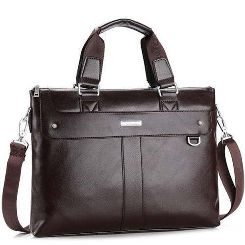 Men Casual Briefcase Business Shoulder Bag Leather Messenger Bags Computer Laptop Handbag Bag Men's Travel Bags