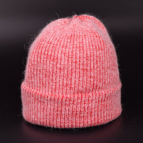 Winter hats for Women angora Knitted Skullies Beanies Cap Hip hop gorros knit Hat Wool Classic color hats for girls Men hat