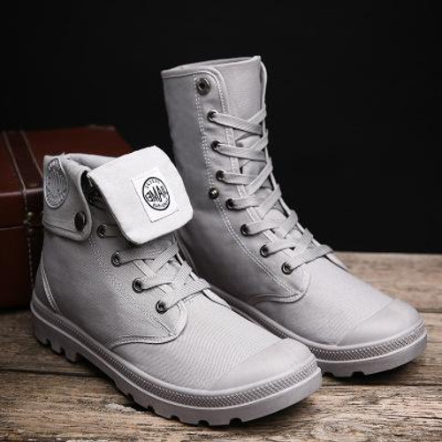Canvas Shoes To Help Turn To Help Martin Street Vintage Retro Tooling Boots Mens Shoes Boots