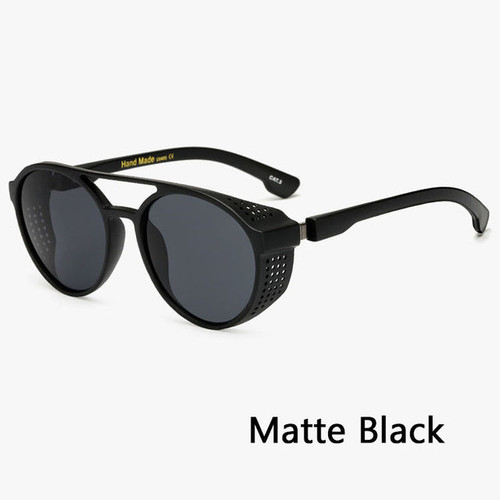 Mens Sunglasses Vintage Steampunk Luxury Designer Men Women Mirror Sun glasses UV400 Shades Eyewear