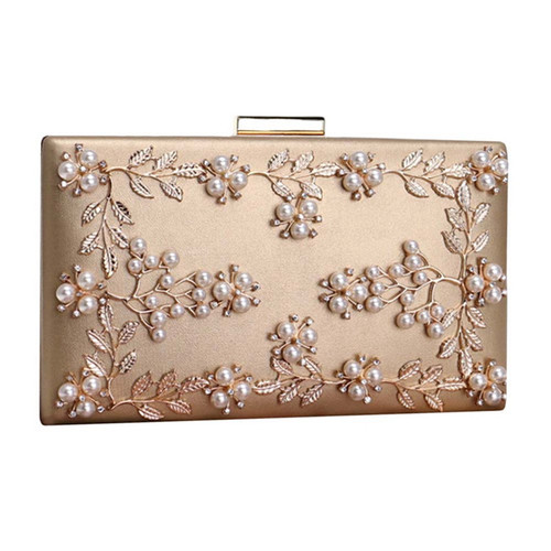Women Flower Bag Ladies Clutches Party Bags Female Beaded Wedding Clutch Purses