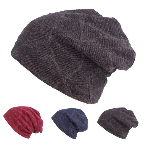 Winter Beanie Hats Scarf Skullies Beanies Soft Skull Warm Baggy Cap Mask Gorros Winter Hats For Men Women Knitted Hat