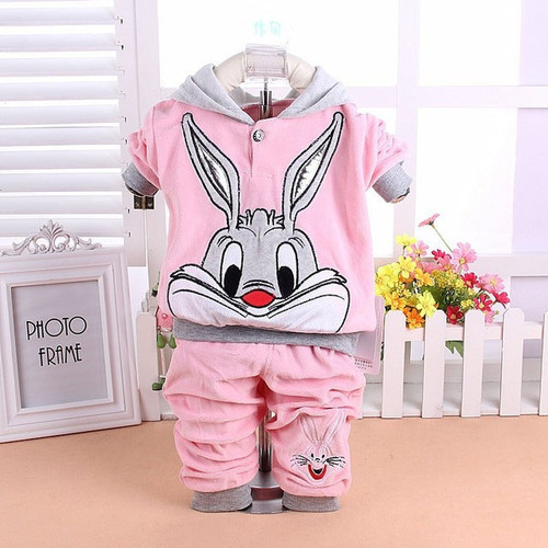 Baby Clothing Set Cartoon Kids Apparel Boys Girls Children Hoodies And Pant Children's Clothing Sets For Autumn