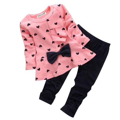 Baby Girl Clothes Sets Baby Infant Clothing Outfits Suits 2Pcs Kids Clothes Cotton Newborn Clothing Sets Baby Boys Clothes