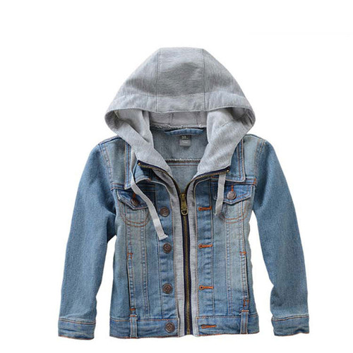 spring clothes for boys and girls denim jacket children's clothing Cotton Kids clothes  high quality coat baby clothes