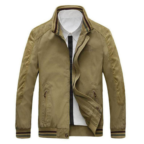 Jacket men windbreaker Stand collar coat male top quality casual outwear for men