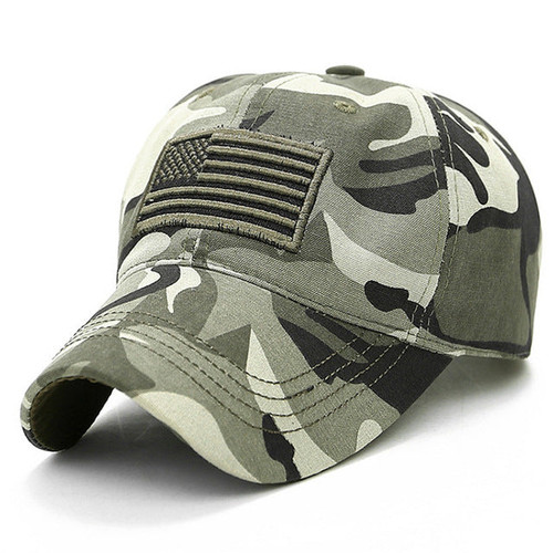Flag Camouflage Baseball Cap Army Embroidery Cotton Snapback Caps Casquette Hats Fitted Casual Gorras Dad Hats Men