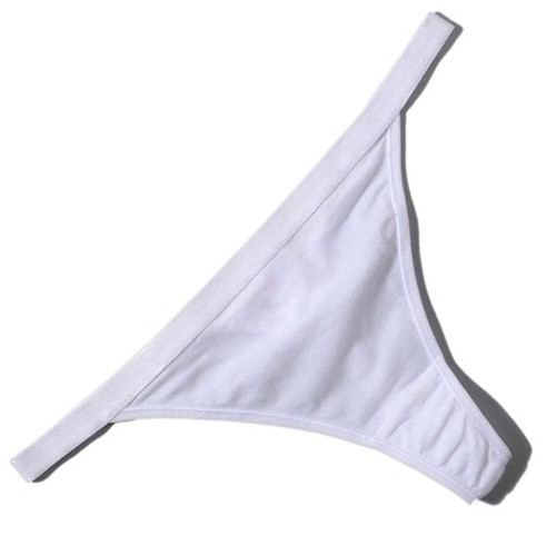 Sale Sexy Women Cotton G String Thongs Low Waist Sexy Panties Ladies' Seamless Underwear Black Red White Skin
