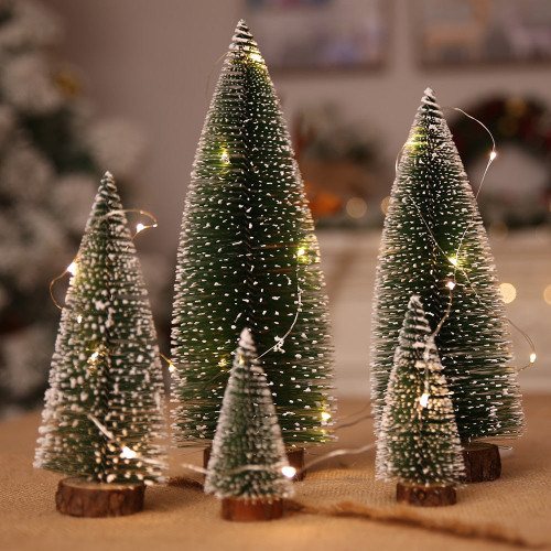 5 Size Christmas Tree Christmas Decorations Supplies  Small Pine Tree Placed In The Desktop DIY Decoration Mini Christmas Tree
