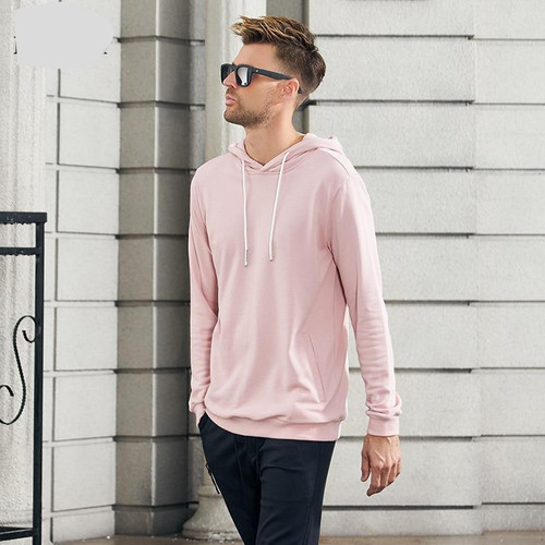 Long hoodies Sweatshirt Men 7 color casual 100 cotton hoody Sweatshirt Men Solid Pullover sweatshirts