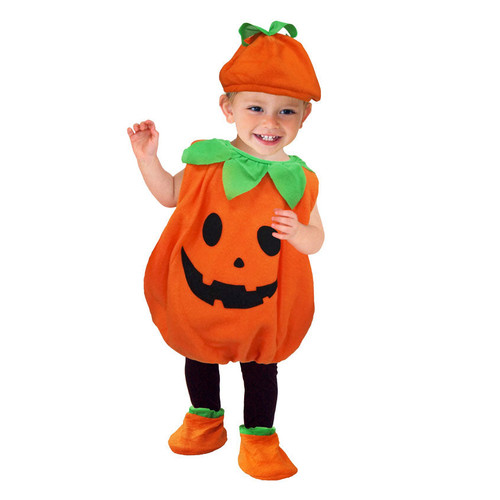 Halloween Costumes Toddler Baby Pumpkin Costume Cosplay for Baby Girl Boy Fancy Dress